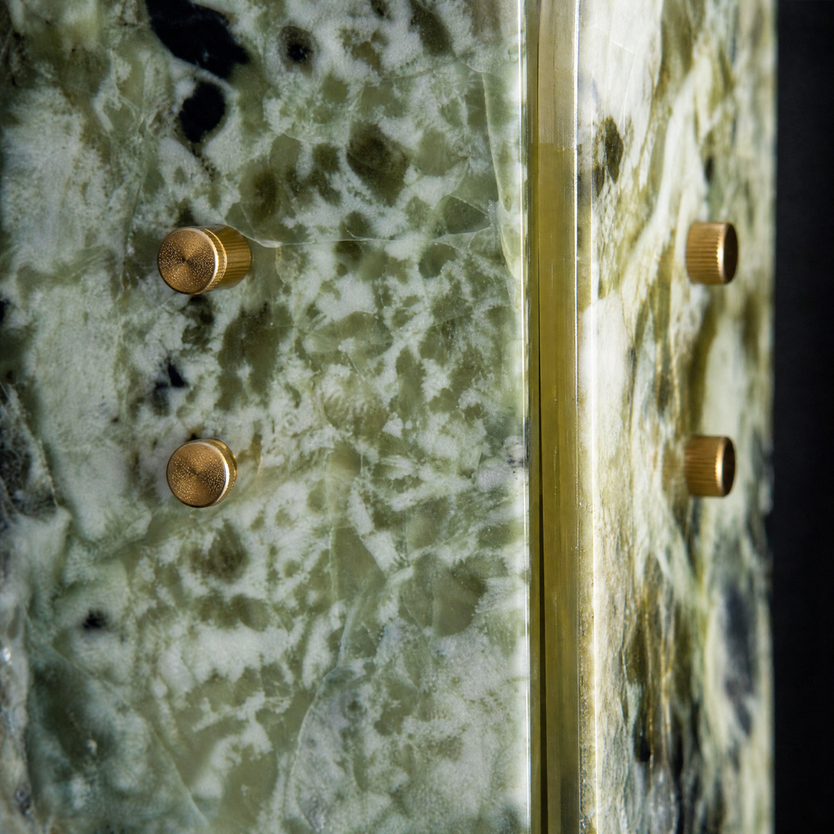 Modern Pendant Light Stone Panel Metal W5.9" for Kitchen Dining Room