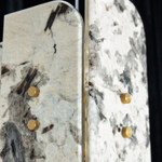 Modern Pendant Light Stone Panel Metal W5.9" for Kitchen Dining Room