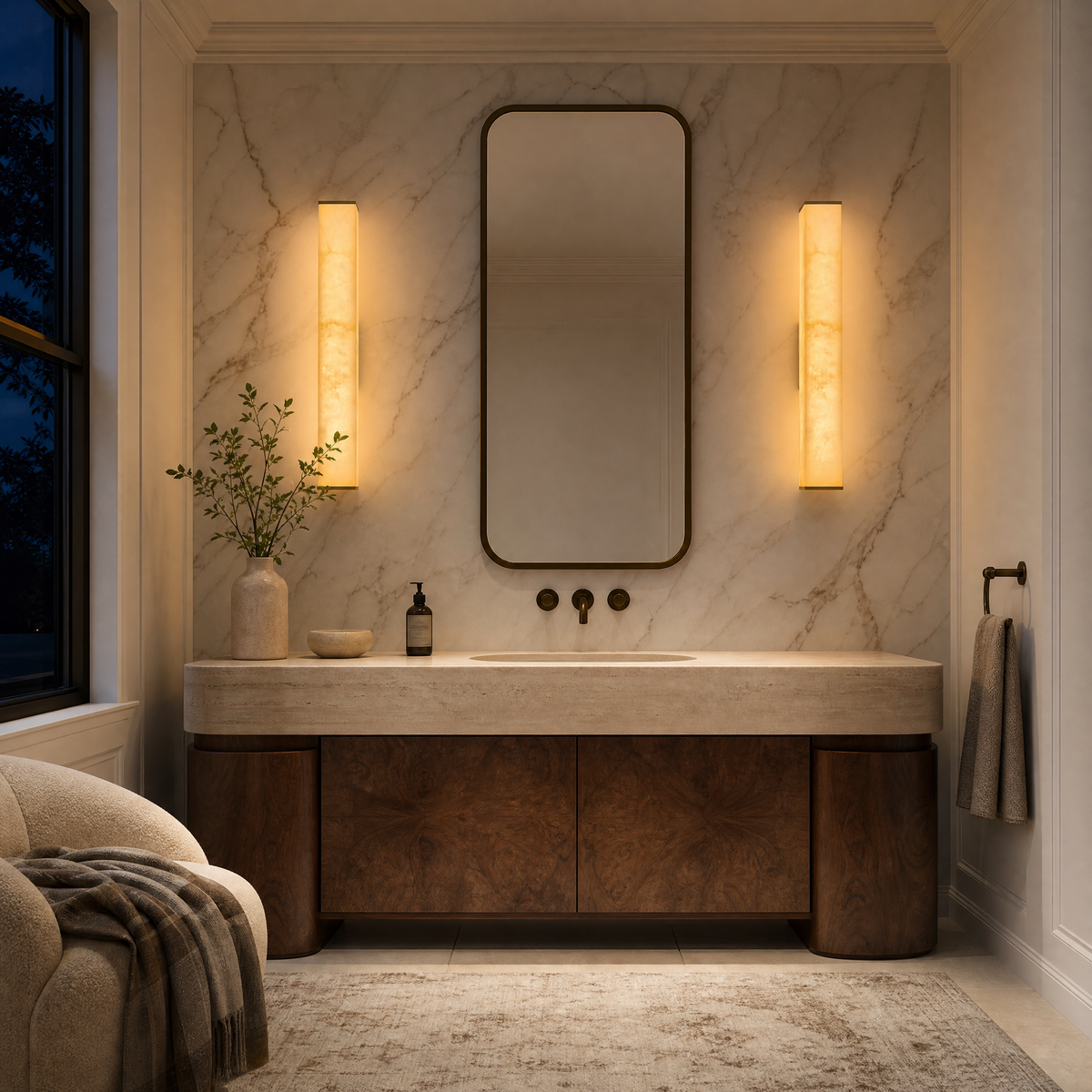 Modern Rectangular LED Wall Sconce