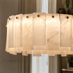 Modern Rectangular Layered Pendant Chandelier
