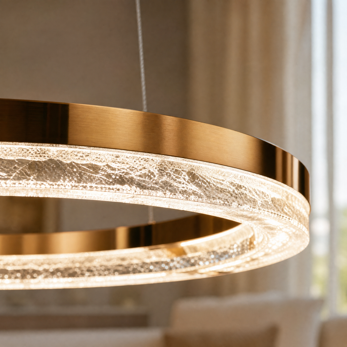 Modern Sculptural Pendant Light