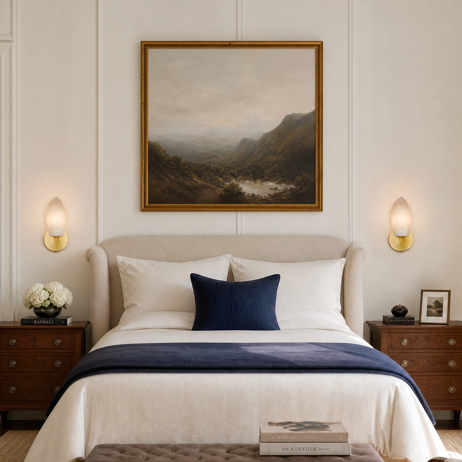 Modern Spanish Alabaster Wall Sconces (Set of 2)