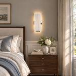Modern Wall Sconce Natural Stone Translucent Panels W4.7" for Hallway Bedroom