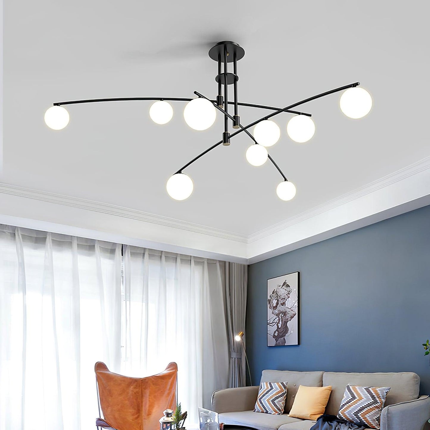 Modern Long Arm Chandelier - YIOSI