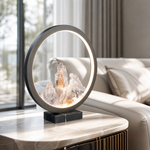 Moonlit Realm Modern Crystal Table Lamp