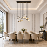 Moonlit Realm Modern Linear Dining Pendant Light