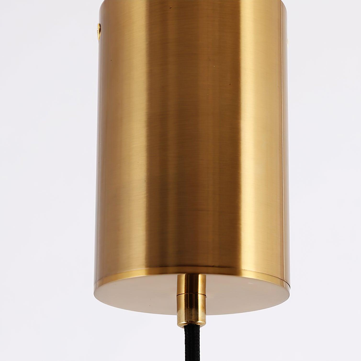 Luxurious Brass & Alabaster Moonshade Pendant Light – 8.7" Diameter