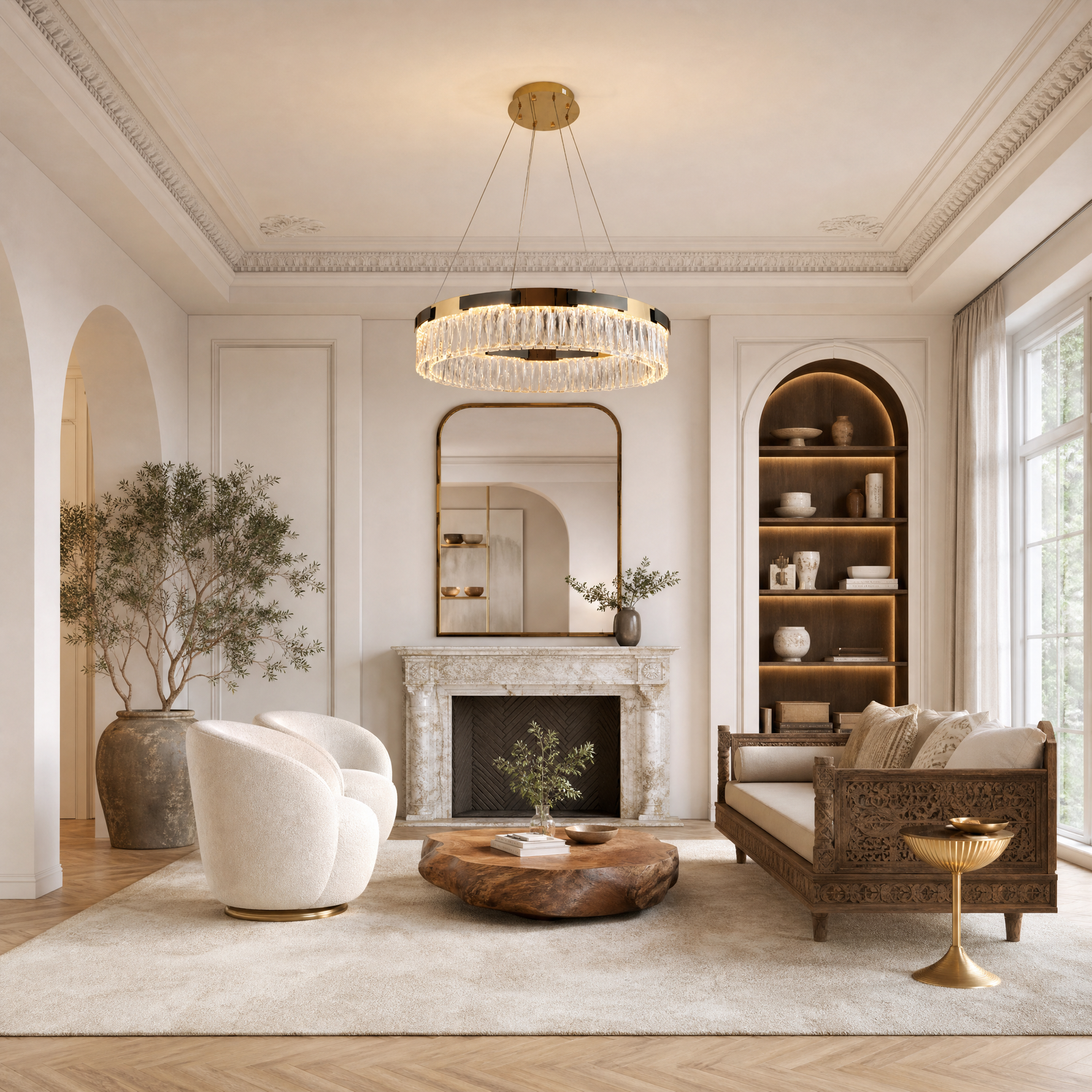 Mughetto Crystal Chandelier