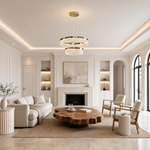Mughetto Crystal Duo Chandelier