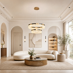 Mughetto Crystal Duo Chandelier