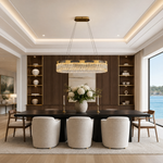 Mughetto Crystal Rectangular Chandelier