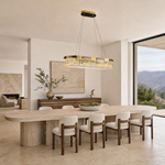 Mughetto Crystal Rectangular Chandelier