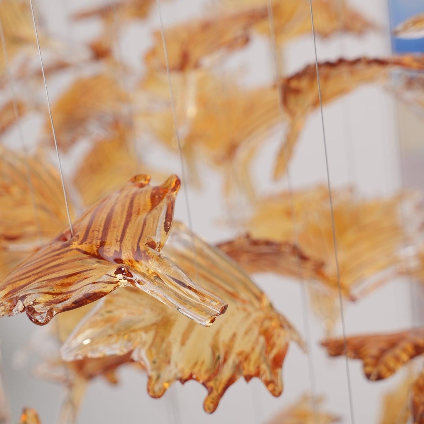 Multicolor Crystal Maple Leaf Chandelier - YIOSI