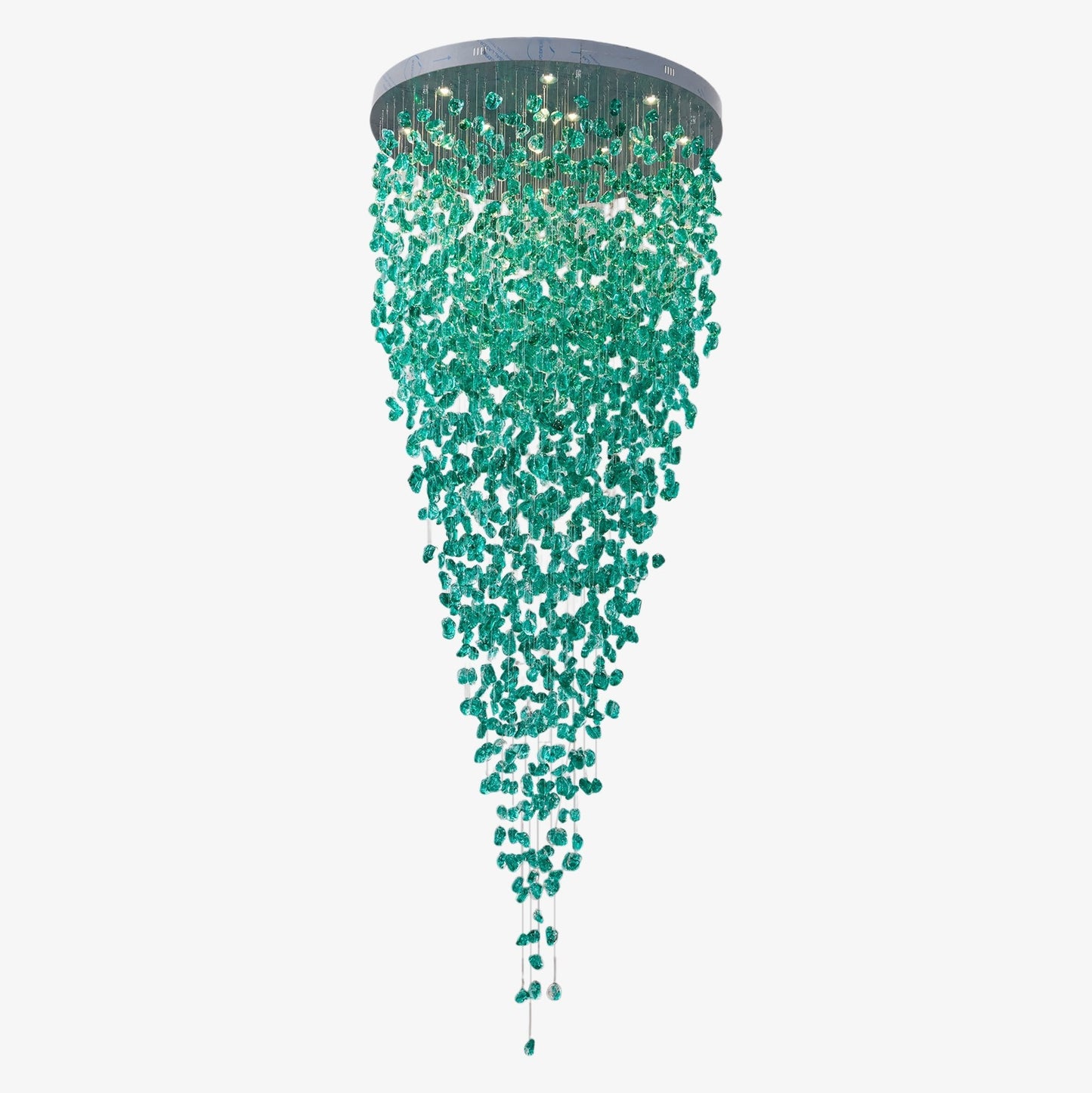 Multicolor Crystal Stone Chandelier - YIOSI