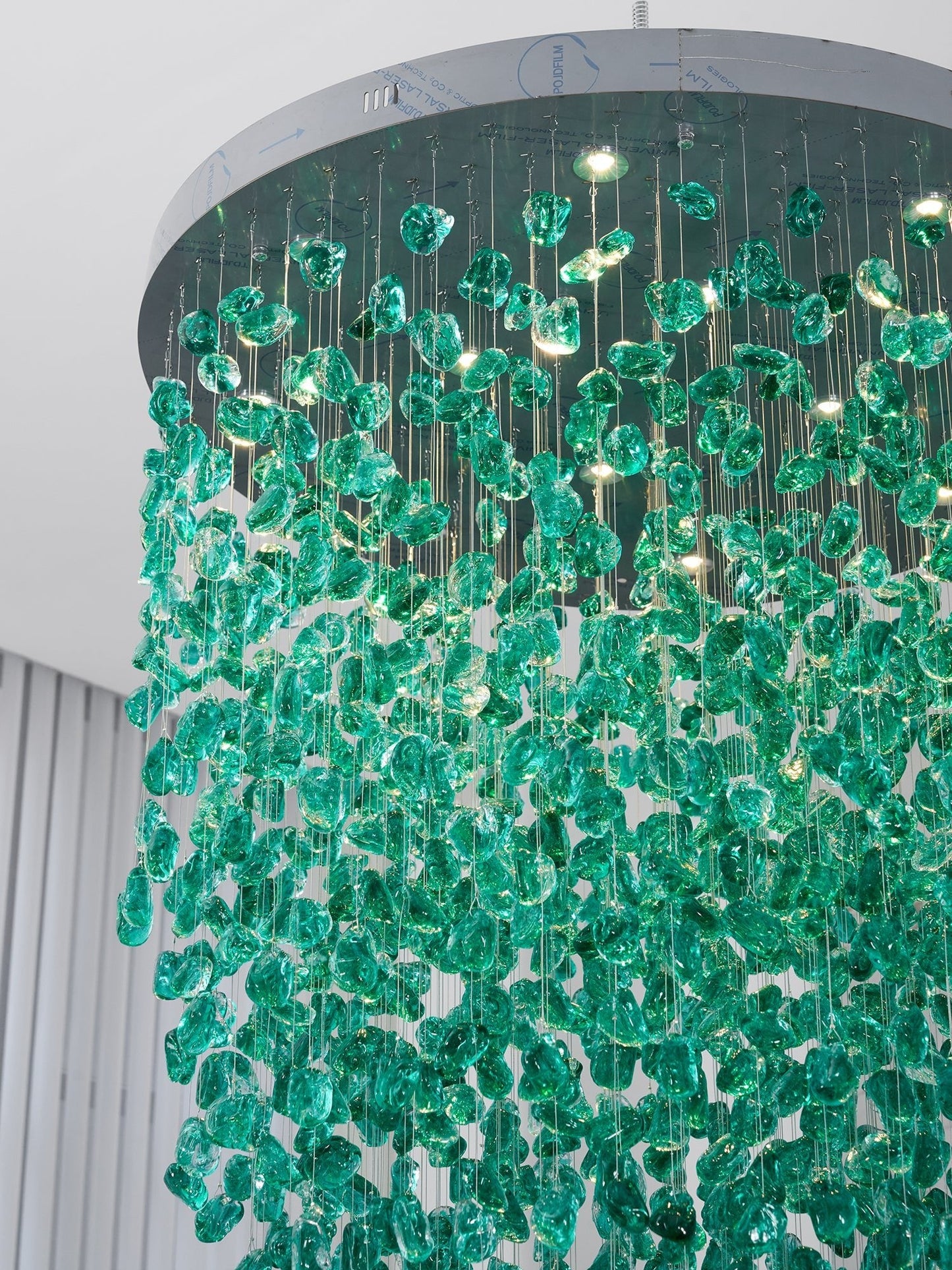 Multicolor Crystal Stone Chandelier - YIOSI