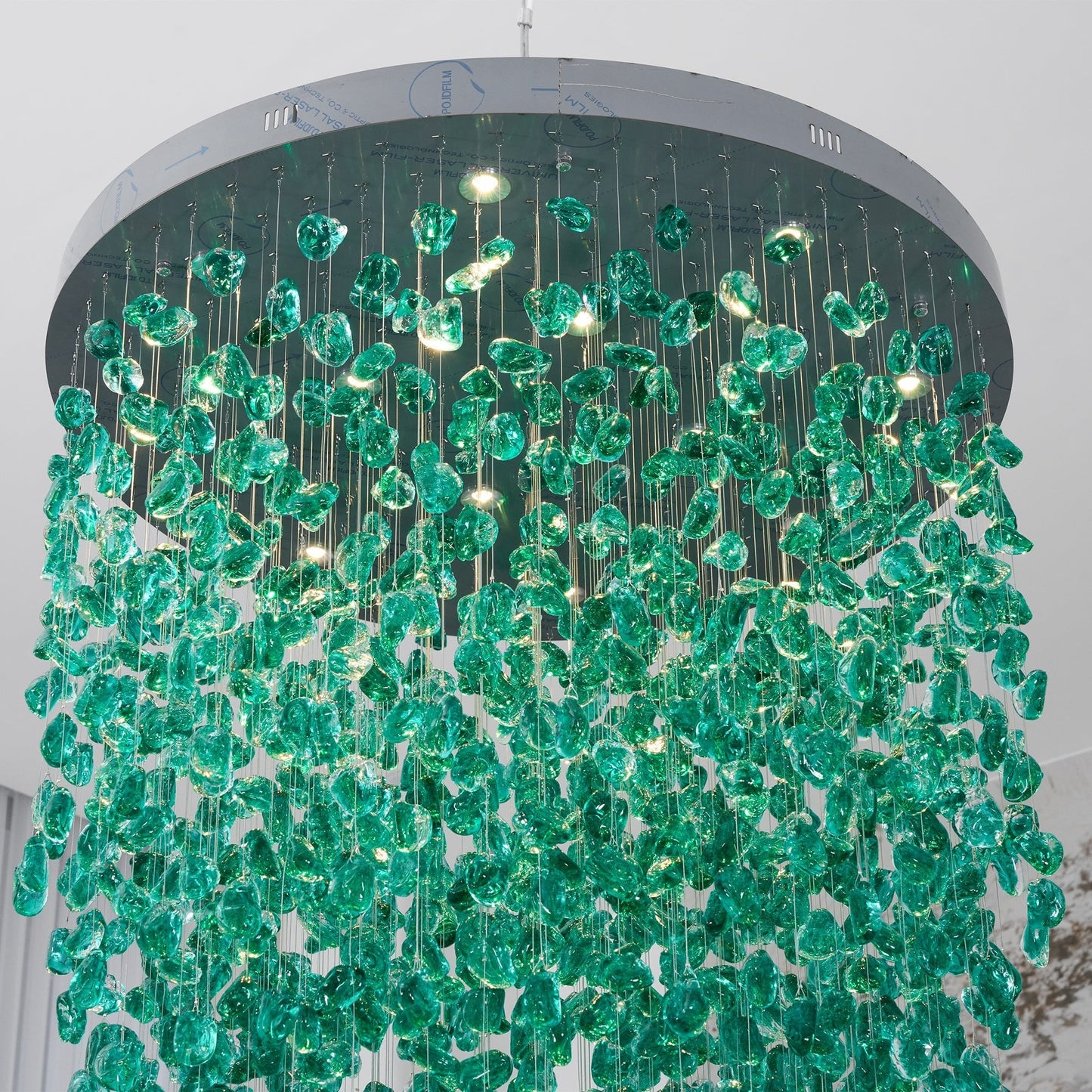 Multicolor Crystal Stone Chandelier - YIOSI