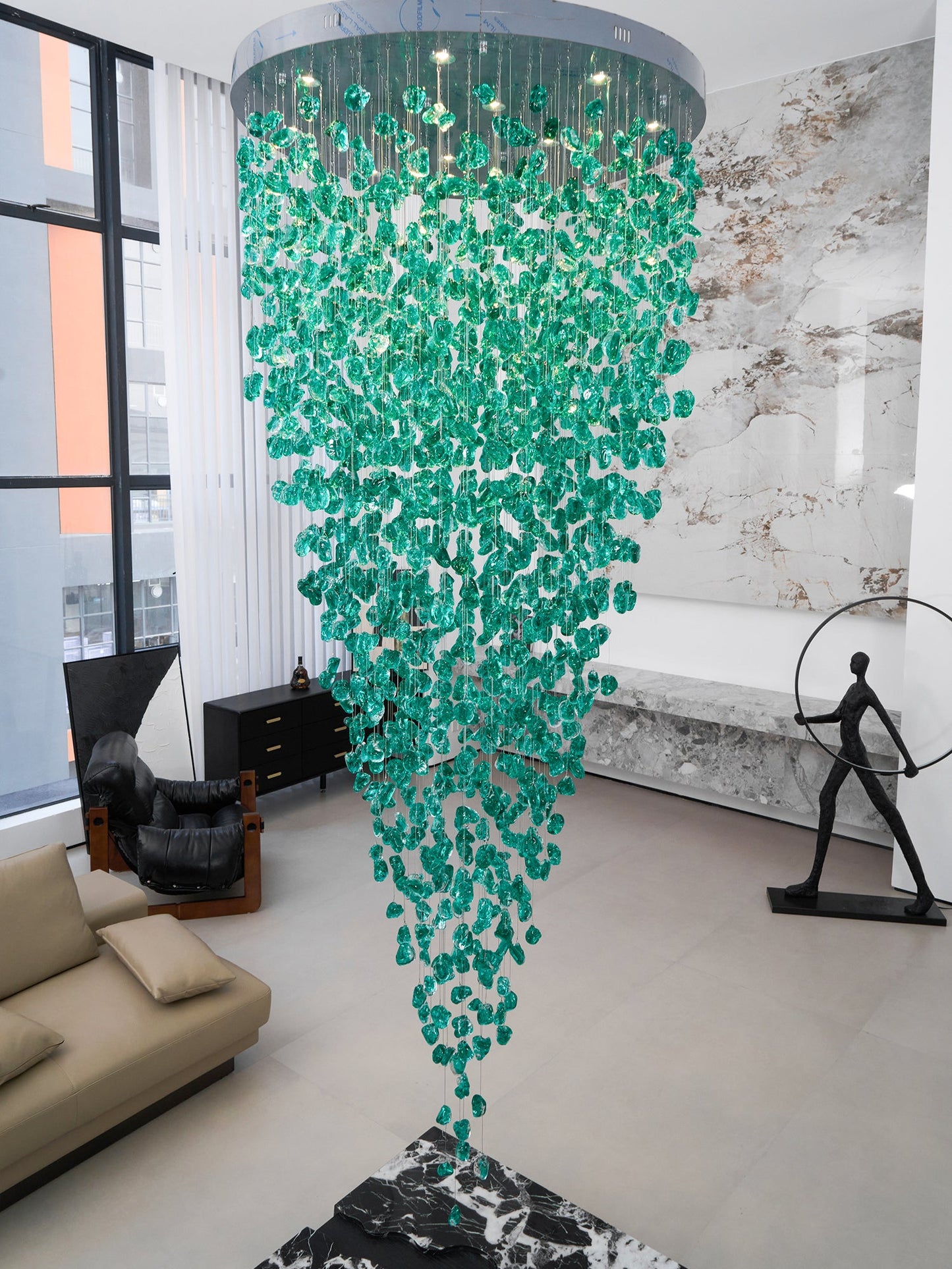 Multicolor Crystal Stone Chandelier - YIOSI