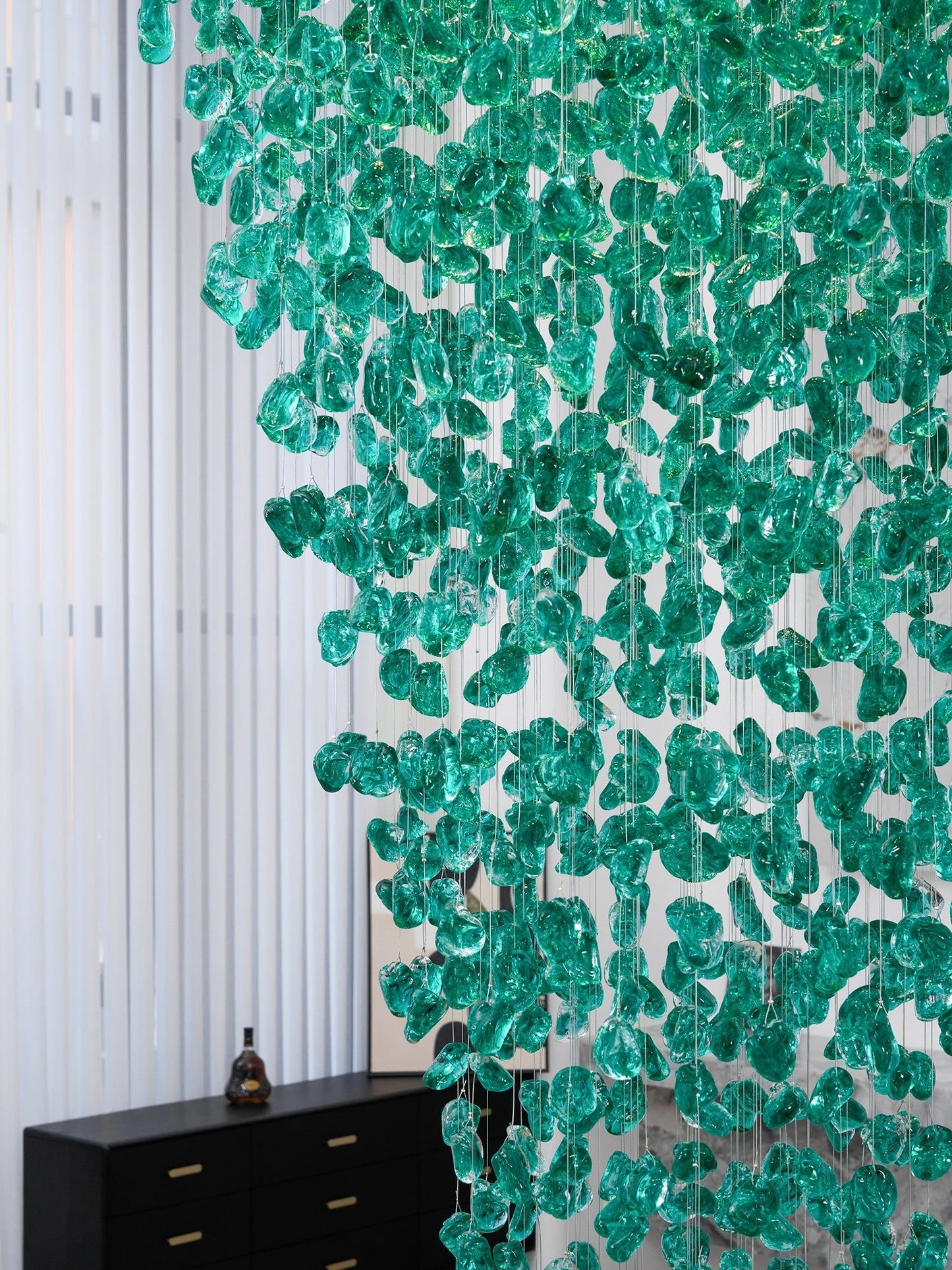 Multicolor Crystal Stone Chandelier - YIOSI