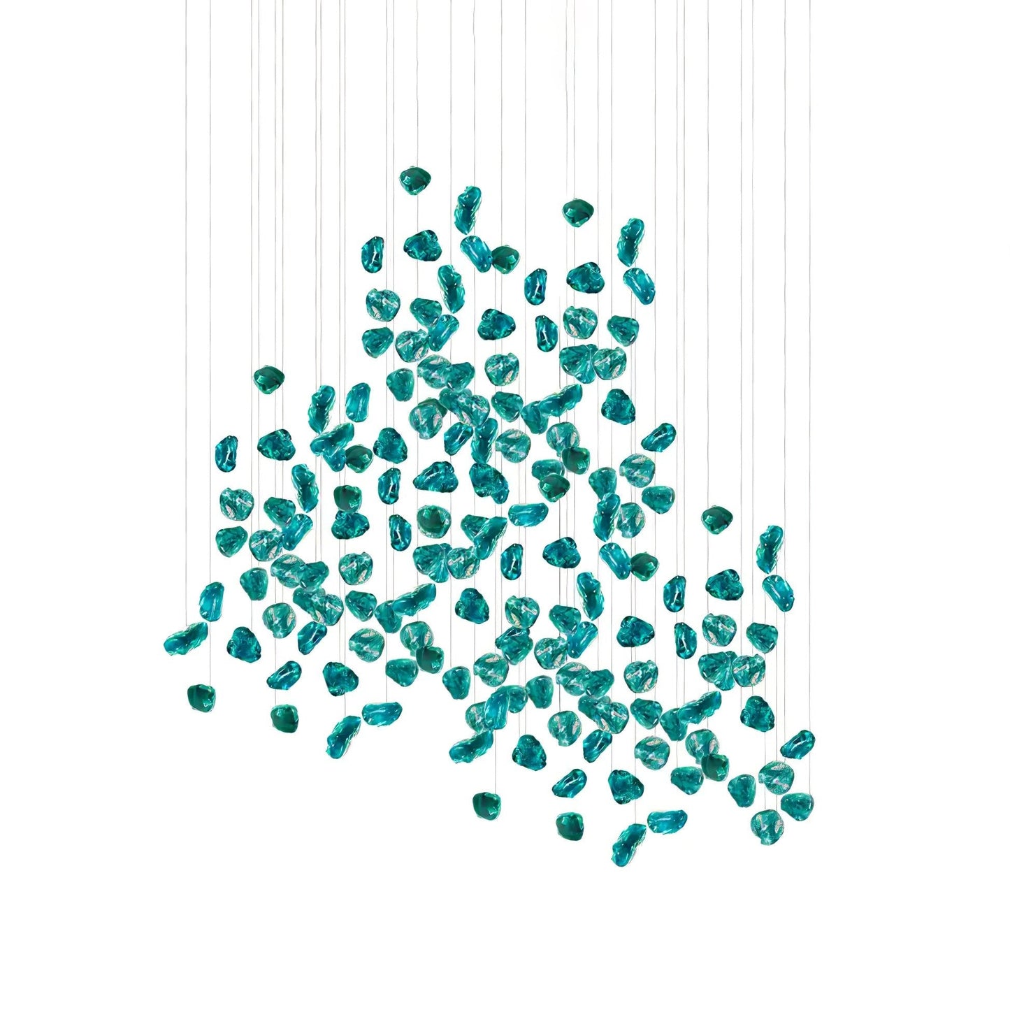 Multicolor Crystal Stone Chandelier - YIOSI