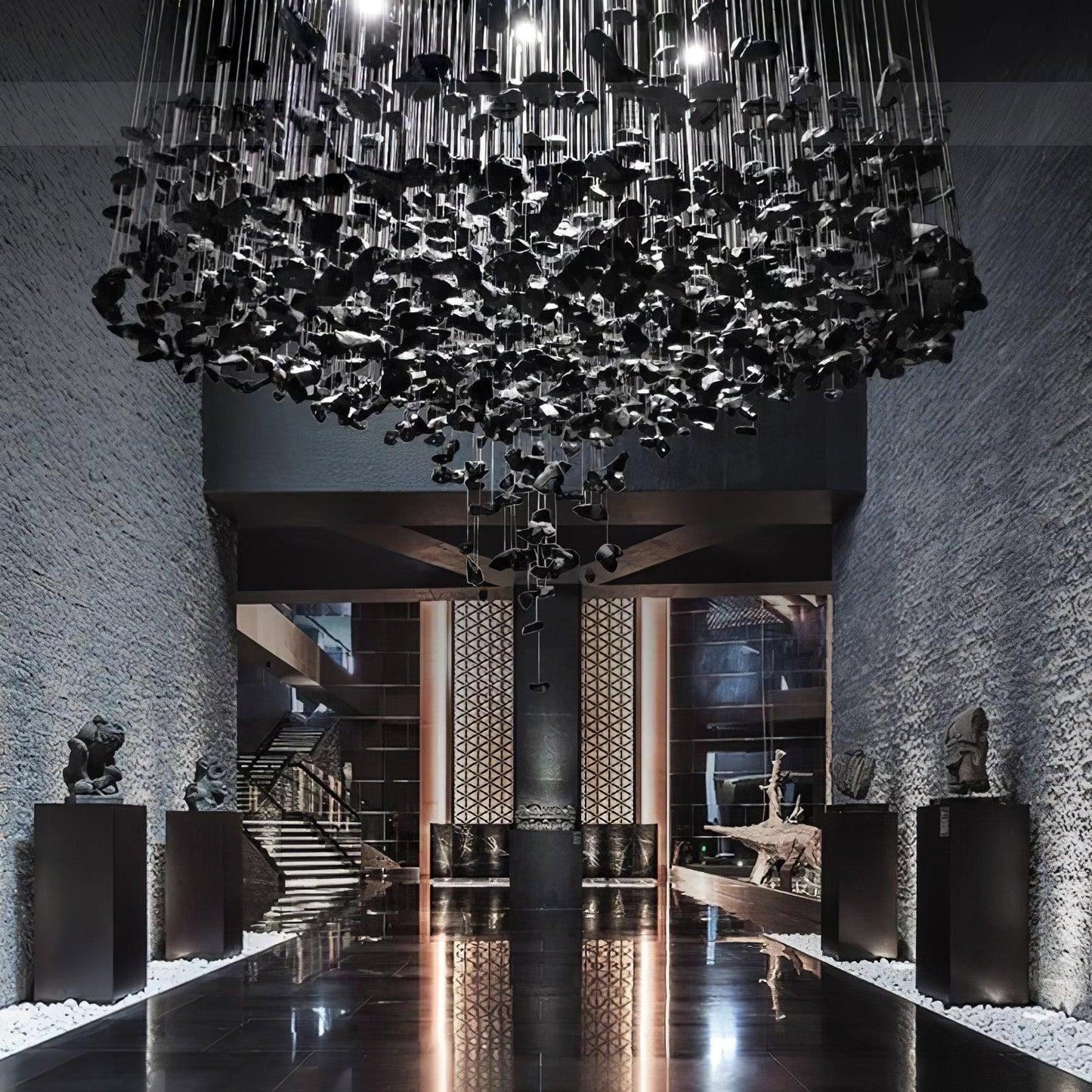 Multicolor Crystal Stone Chandelier - YIOSI