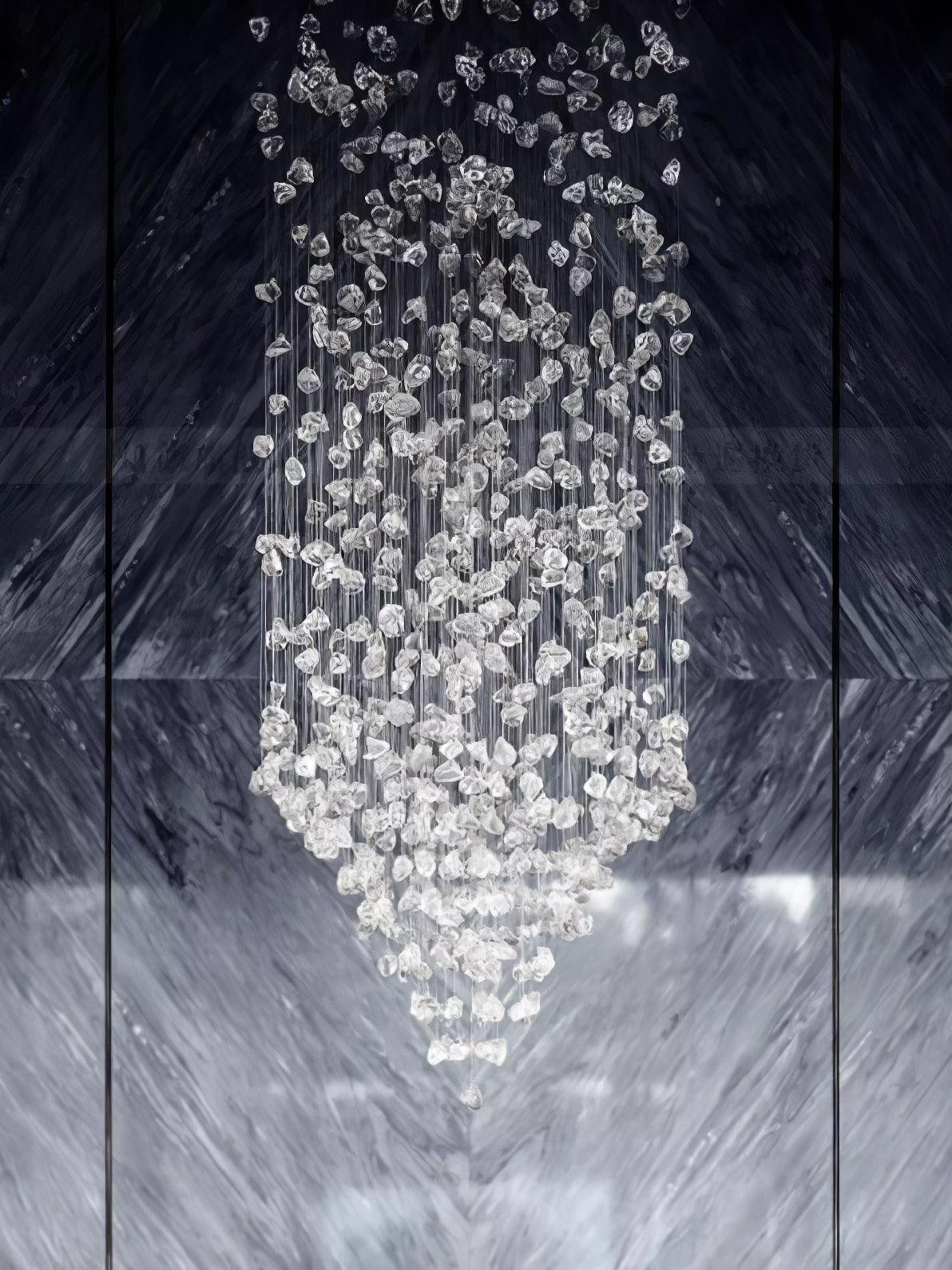 Multicolor Crystal Stone Chandelier - YIOSI