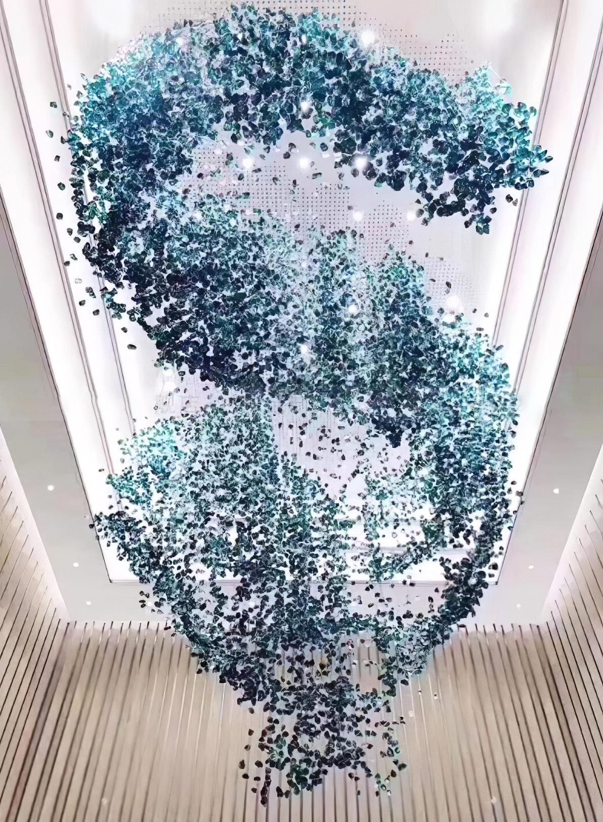 Multicolor Crystal Stone Chandelier - YIOSI