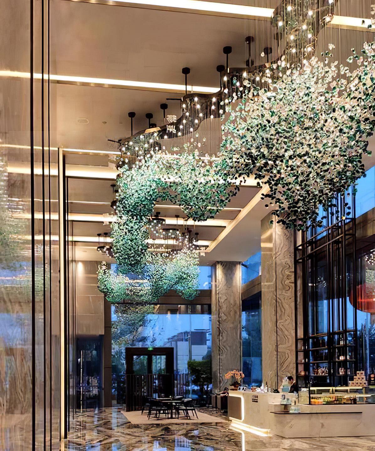 Multicolor Crystal Stone Chandelier - YIOSI
