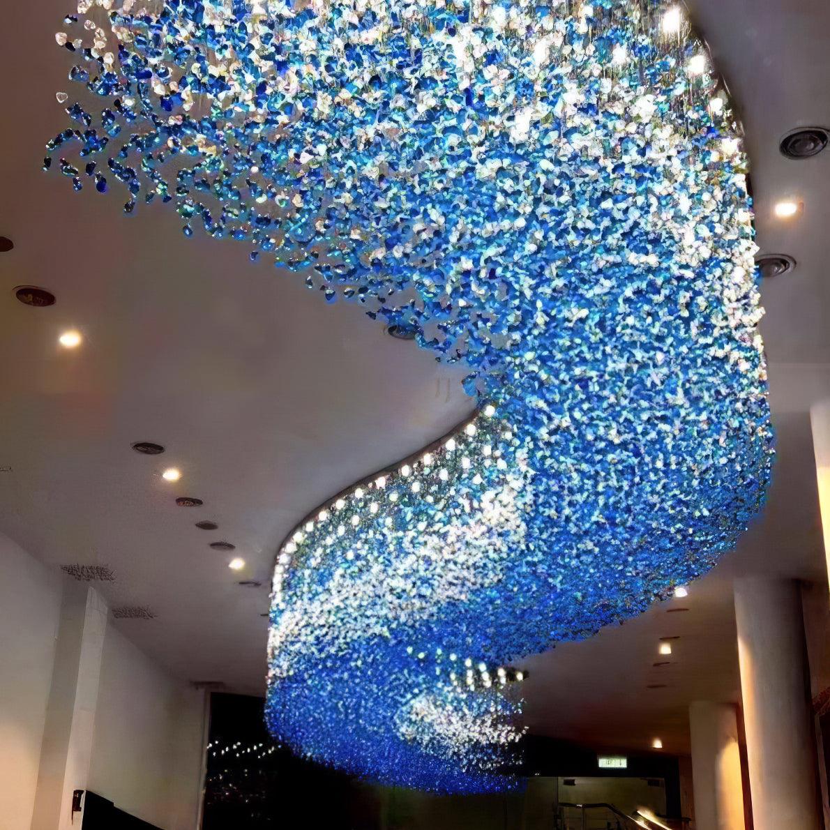 Multicolor Crystal Stone Chandelier - YIOSI
