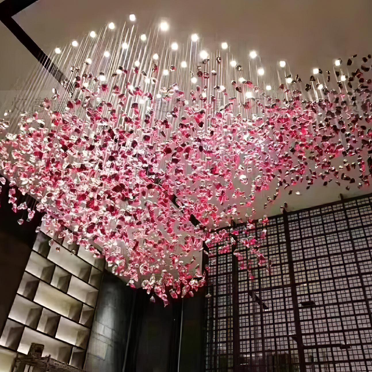 Multicolor Crystal Stone Chandelier - YIOSI
