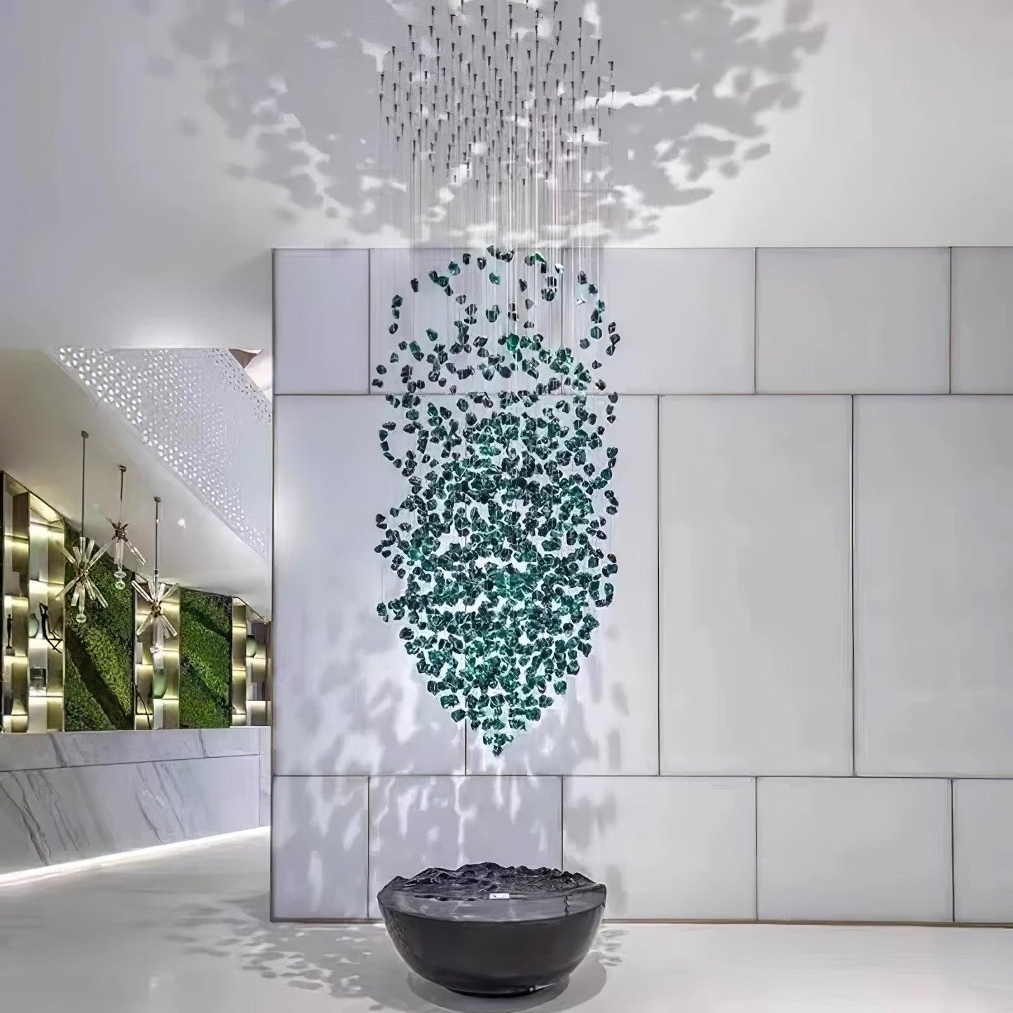 Multicolor Crystal Stone Chandelier - YIOSI