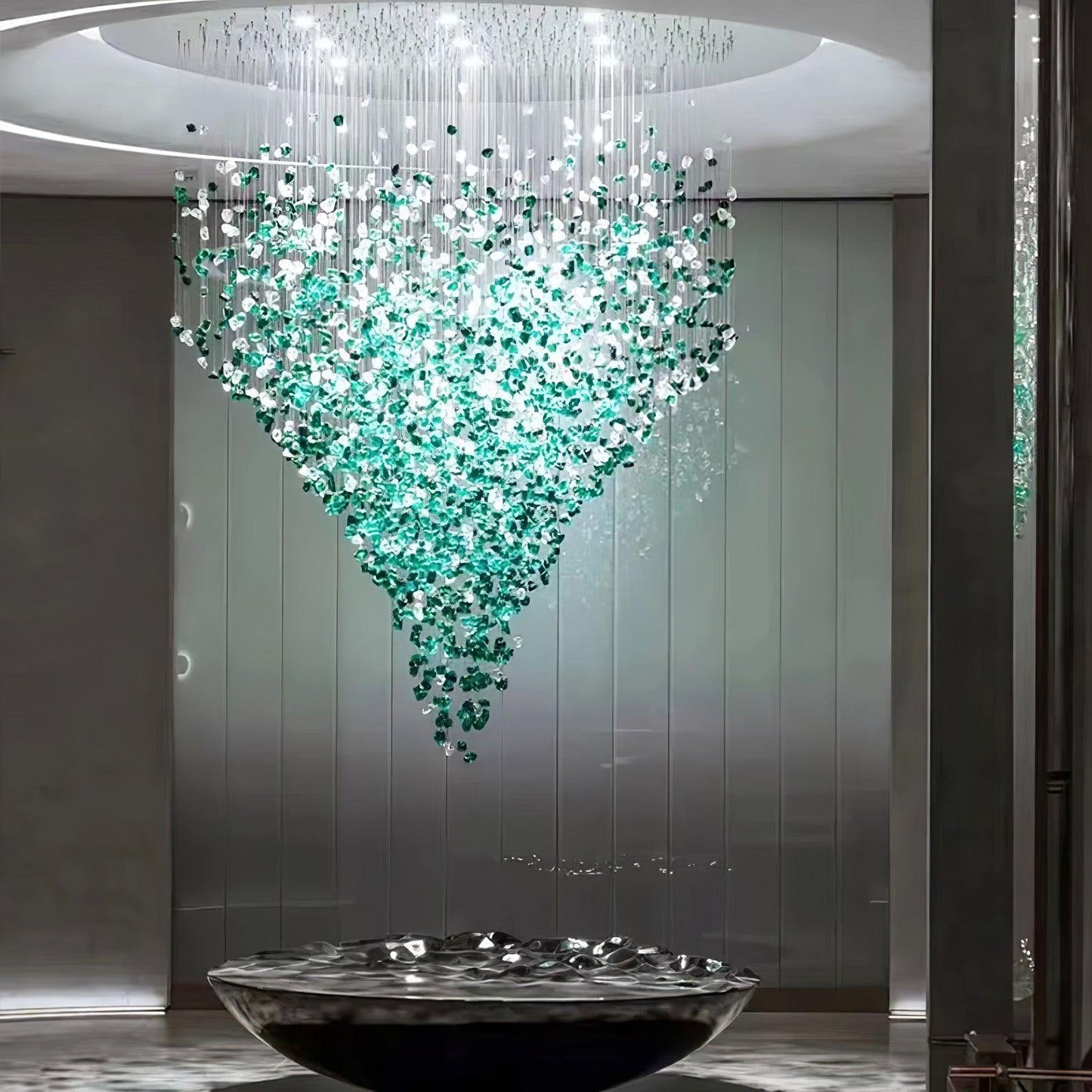 Multicolor Crystal Stone Chandelier - YIOSI