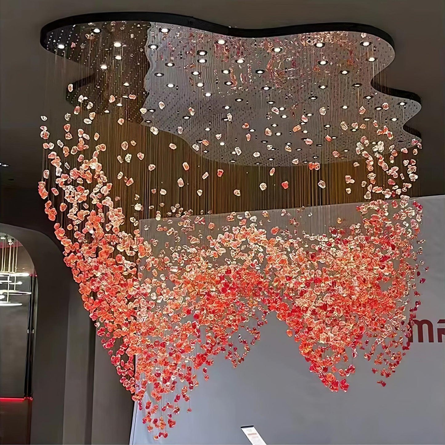 Multicolor Crystal Stone Chandelier - YIOSI