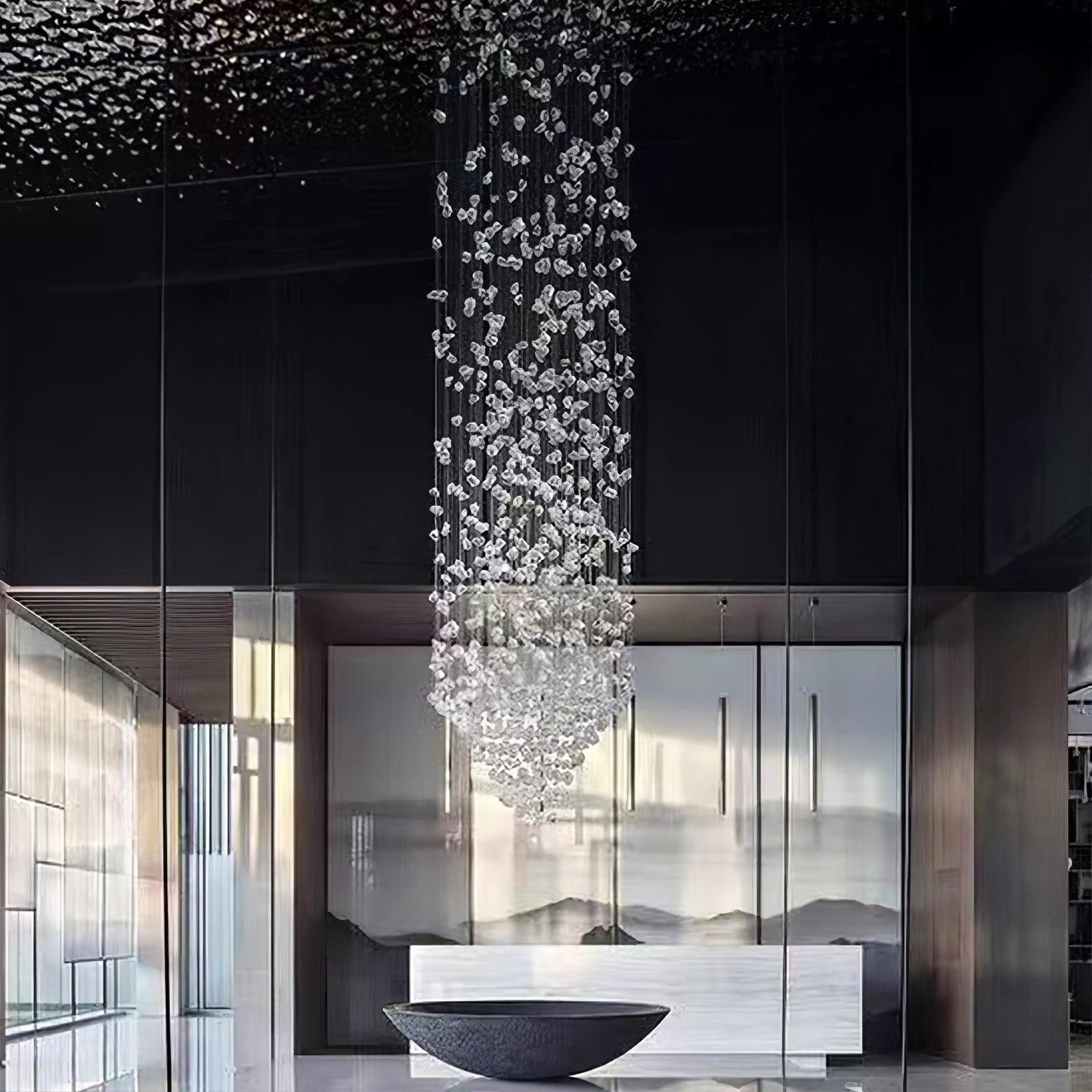 Multicolor Crystal Stone Chandelier - YIOSI