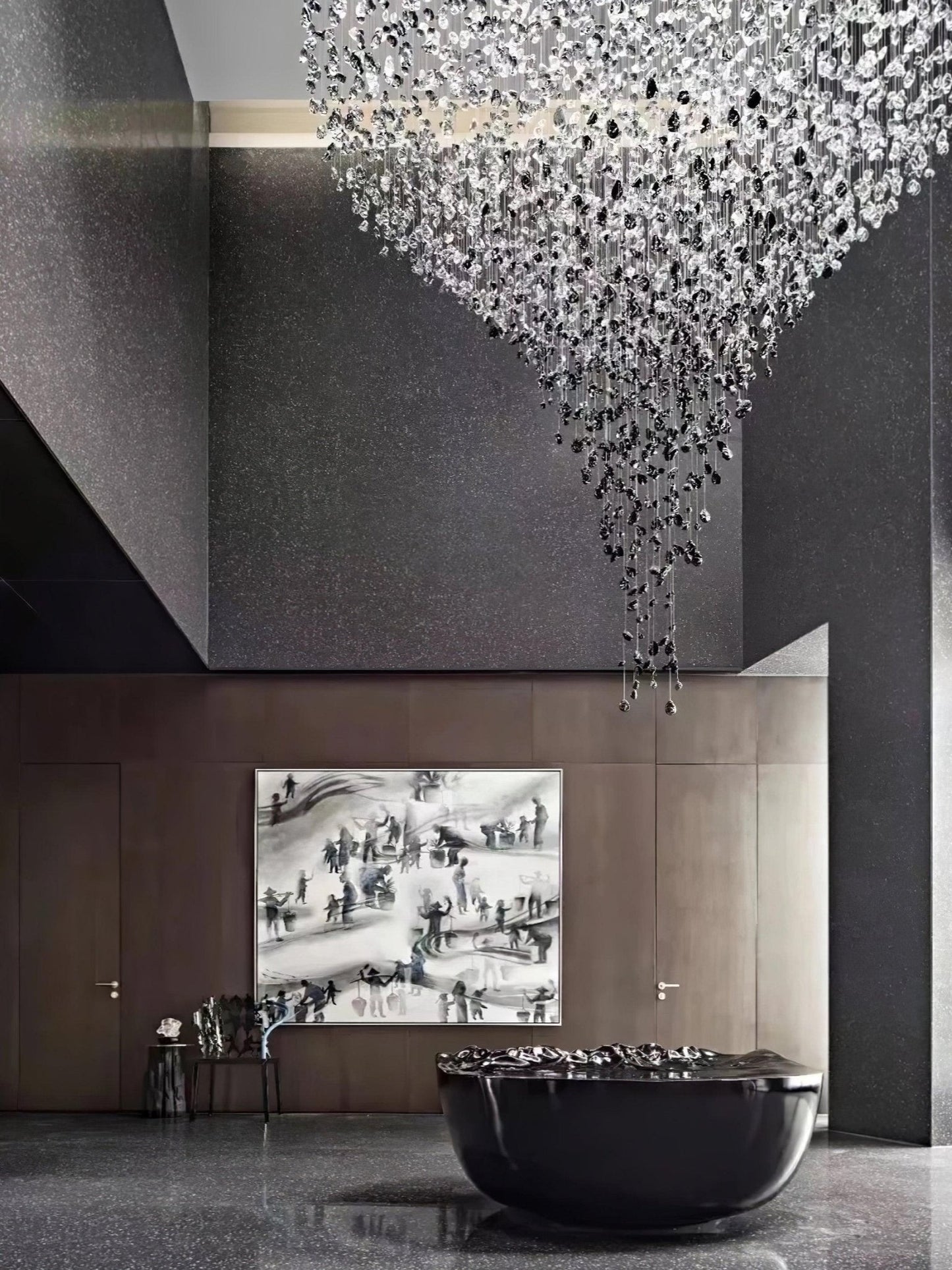 Multicolor Crystal Stone Chandelier - YIOSI