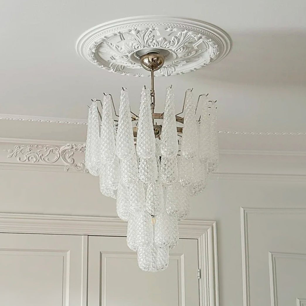 Murano Glass Droplet Chandelier - YIOSI