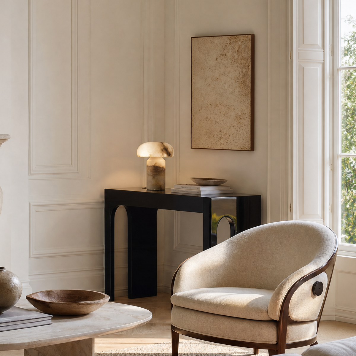 Mushroom Flat Table Lamp