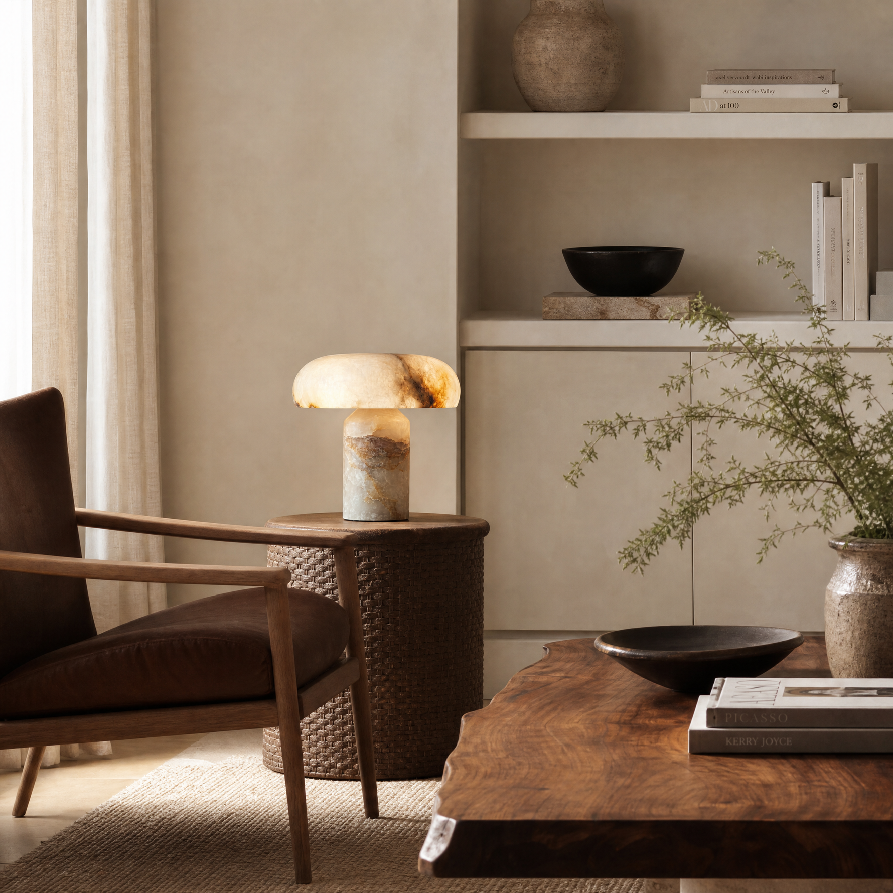Mushroom Flat Table Lamp