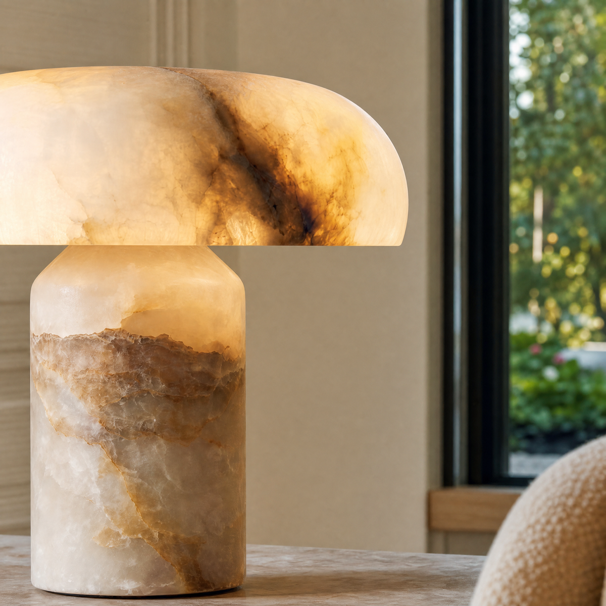 Mushroom Flat Table Lamp