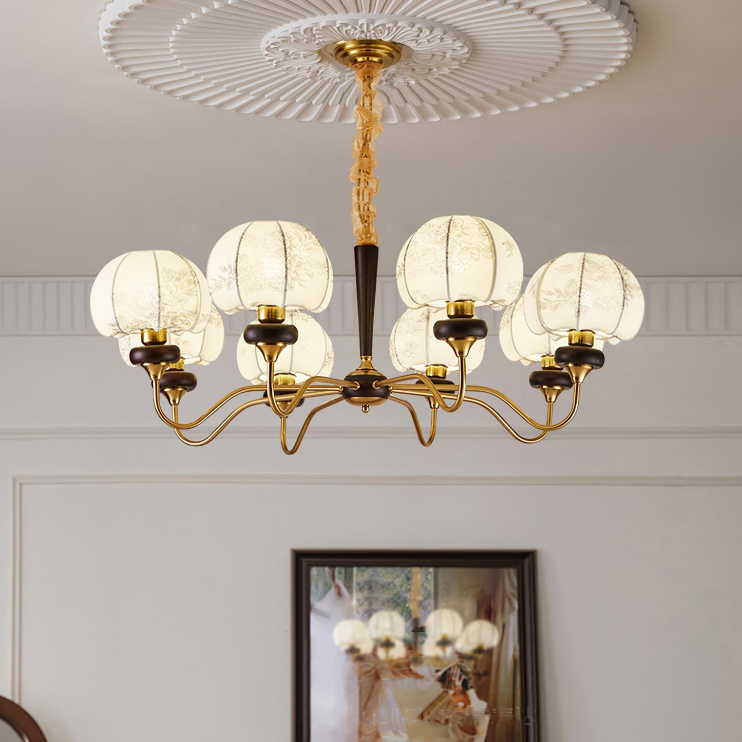 Mushroom Fabric Chandelier - YIOSI