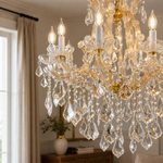 Nadine 10 Lights Traditional Crystal Chandelier
