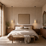 Natural Spanish Alabaster Conical Pendant Light