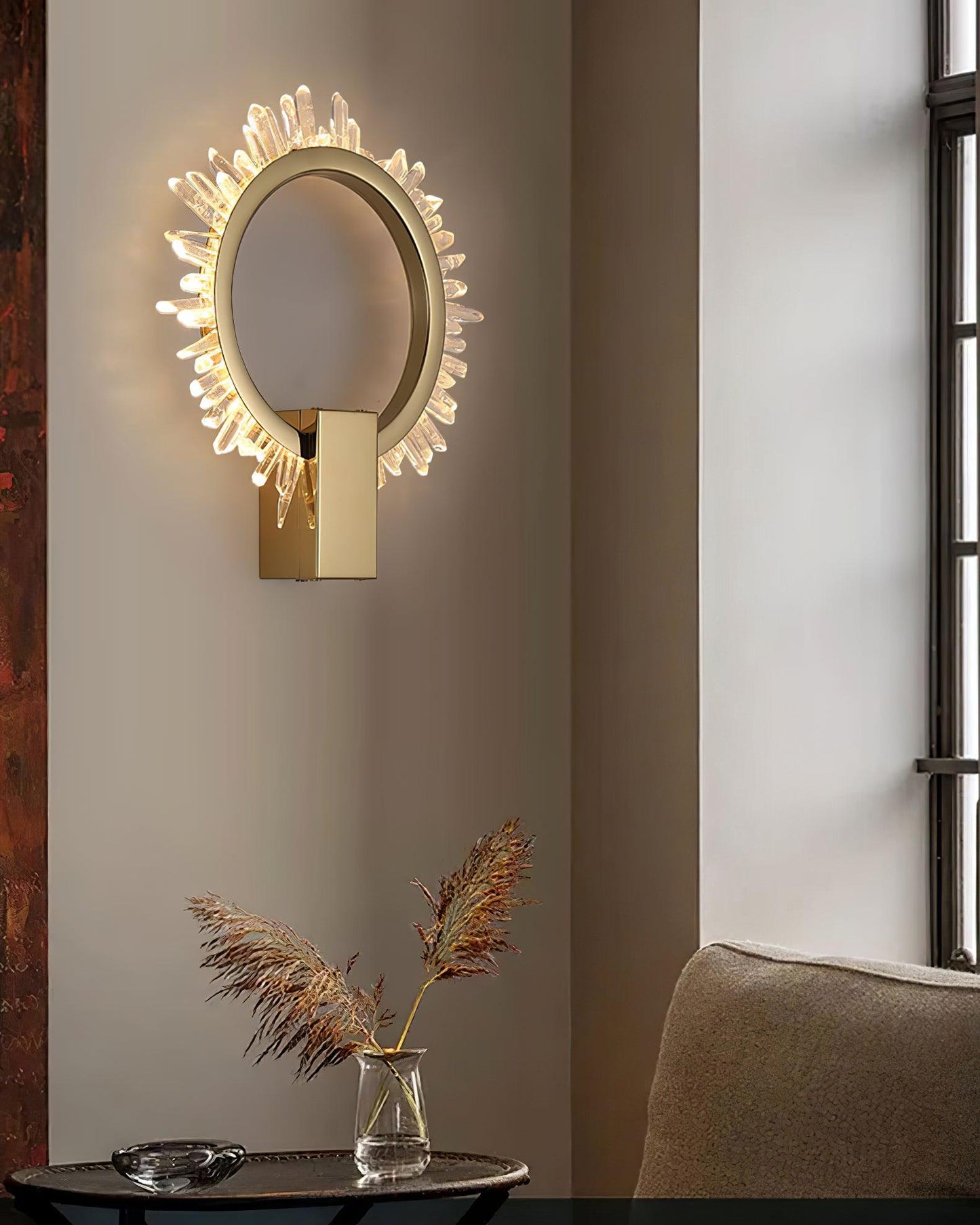 Natural Crystal Wall Lamp - YIOSI