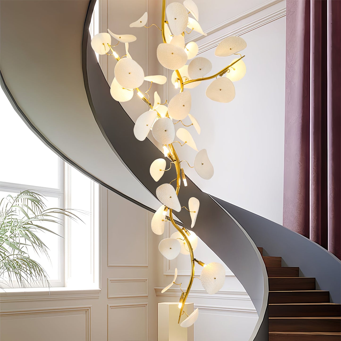 Nebula Petal Chandelier - YIOSI
