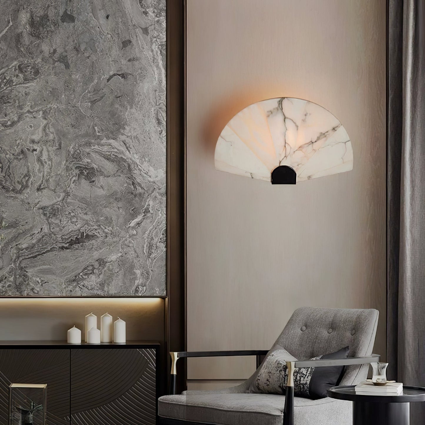 Nevora Alabaster Wall Lamp - YIOSI