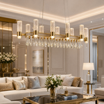 Nido Crystal Linear Chandelier