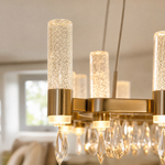 Nido Crystal Linear Chandelier