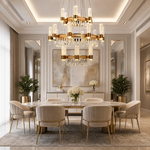 Nido Crystal Trio Chandelier