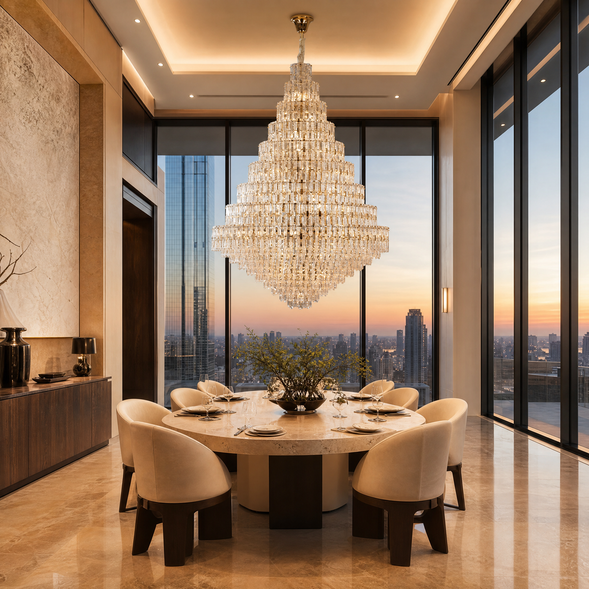 Notturno Crystal Chandelier