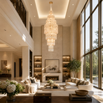 Notturno Crystal Halo Chandelier