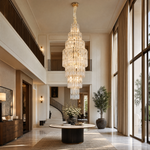Notturno Crystal Halo Chandelier